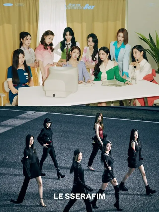 「fromis_9」と「LE SSERAFIM」が、HYBE日本初の地上波番組「HYBE JAPAN TV」の第2回の放送に出演する（画像提供:wowkorea）