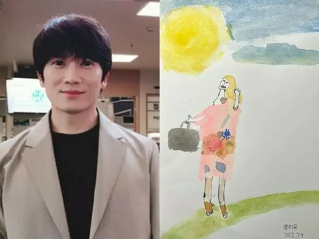 俳優チソン、7歳娘の格別な絵の実力を自慢（画像提供:wowkorea）
