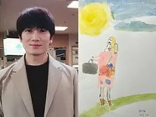 俳優チソン、7歳娘の格別な絵の実力を自慢