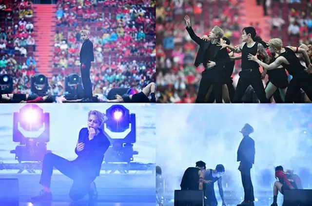 Jackson（GOT7）、マンU対リヴァプールの親善試合でオープニング公演（画像提供:wowkorea）