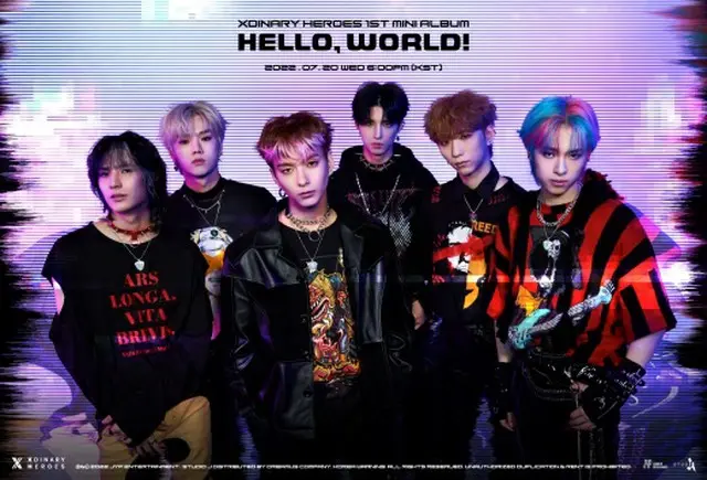 JYPバンド「Xdinary Heroes」、覇気あふれる団体ティーザー公開（画像提供:wowkorea）