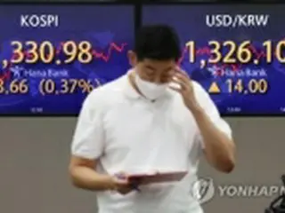 韓国総合株価指数が反発　０．３７%高