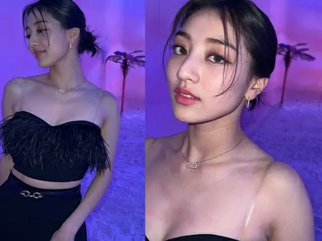 「TWICE」ジヒョ、グラマラスなボディを披露…「ナヨン様、撮ってくれてありがとう」（画像提供:wowkorea）