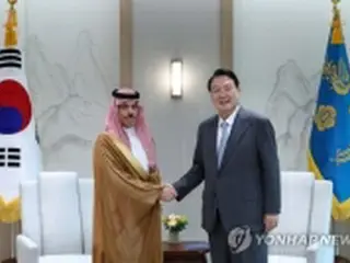 尹大統領がサウジ外相と会談　「協力拡大で関係発展を」