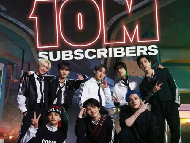 「Stray Kids」、YouTubeのチャンネル登録者1000万人突破！（画像提供:wowkorea）