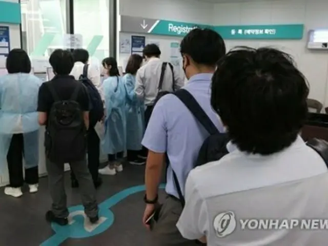 仁川国際空港内の新型コロナウイルス検査センター（資料写真）＝（聯合ニュース）