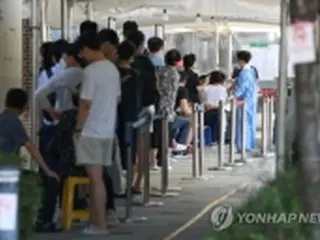 韓国の新規コロナ感染者10万人に迫る　約3か月ぶり高水準