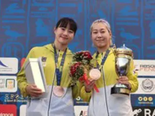 近代5種韓国代表のキム・セヒ＆キム・ソンウ、世界選手権・女子リレーで銅メダル