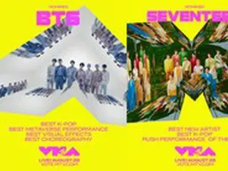 「SEVENTEEN」、米「2022 MTV VMA」3部門にノミネート＝米授賞式の候補は3度目