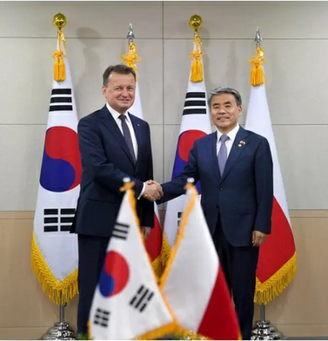 韓国とポーランドは5月にソウルで国防相会談を行った（国防日報提供）＝（聯合ニュース）≪転載・転用禁止≫