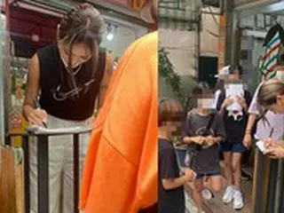 ダンサーのHoney J、子供たちにも大人気…特別ファンサービス