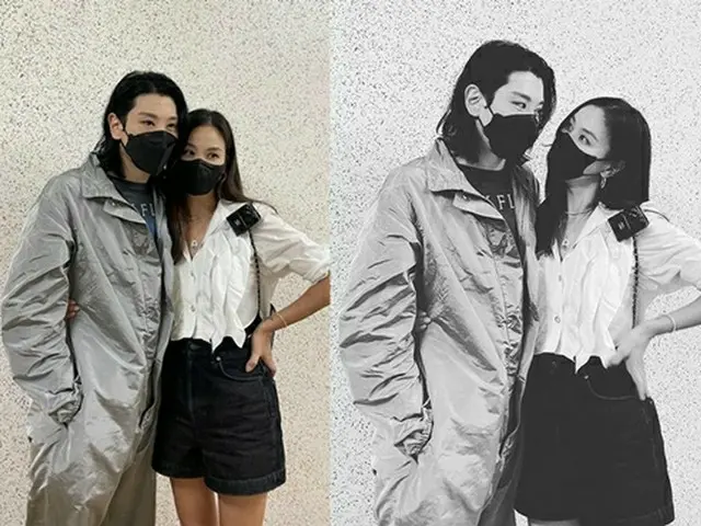 女優コ・ソヨンと歌手パク・ヒョシン1（画像提供:wowkorea）