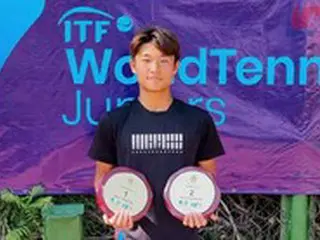 韓国テニスの有望株チャン・ウヒョク、ジュニア国際大会でシングルス優勝・ダブルス準優勝