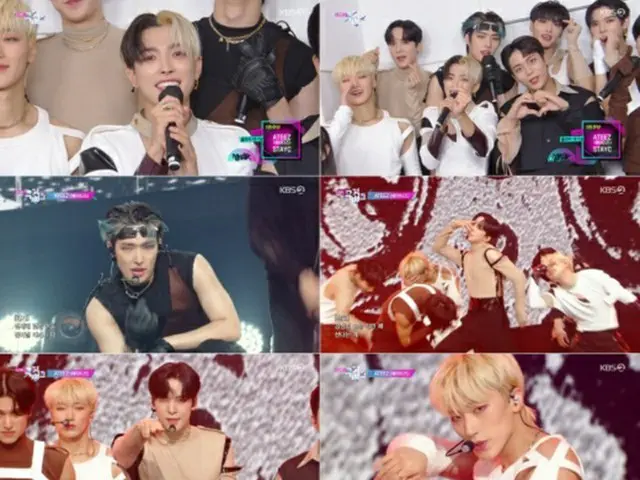 「ATEEZ」、地上波の音楽番組で初の1位獲得＝「ミュージックバンク」（画像提供:wowkorea）