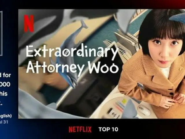 パク・ウンビン主演のドラマ「ウ・ヨンウ弁護士は天才肌」、アメリカでも通じた！Netflixの順位が急上昇（画像提供:wowkorea）