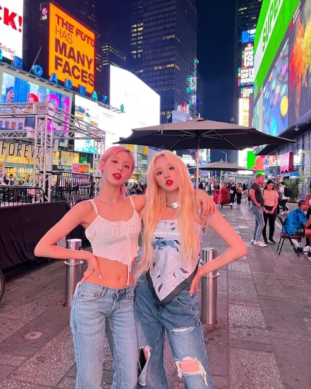 「(G)I-DLE」ミヨン＆ウギ、NYでMV撮影のような”ホット”なアイドルビジュアル…ステージと変わらないパワー炸裂（画像提供:wowkorea）