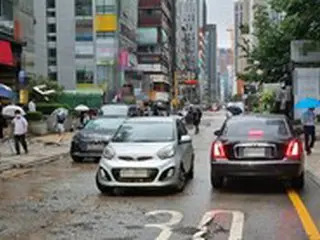 韓国豪雨「車両2700余台」が損傷…被害額は「39億円」を超える