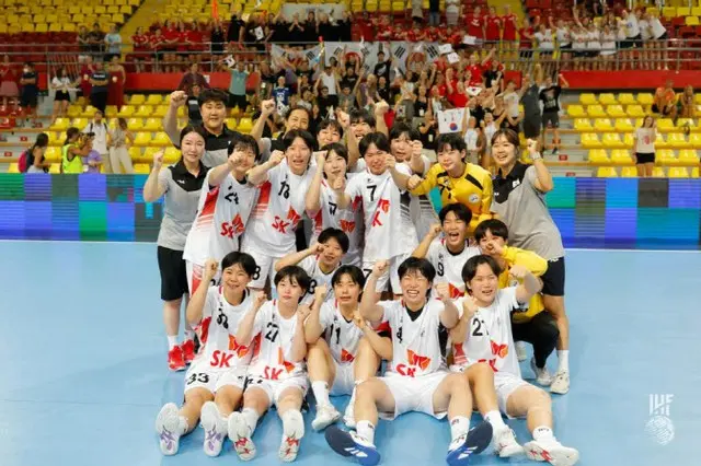 女子ハンドボールユース韓国代表、16年ぶりに世界選手権決勝進出（画像提供:wowkorea）