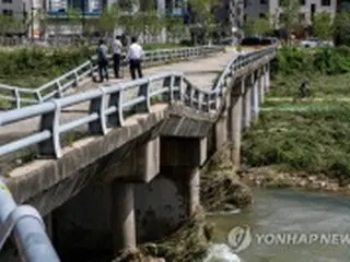 韓国の大雨　死亡１０人・不明６人に＝家畜２万頭以上に被害も