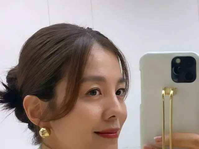 女優キム・ソンウン、大雨で移動時間が数倍…「トイレの心配で水も飲まない」（画像提供:wowkorea）