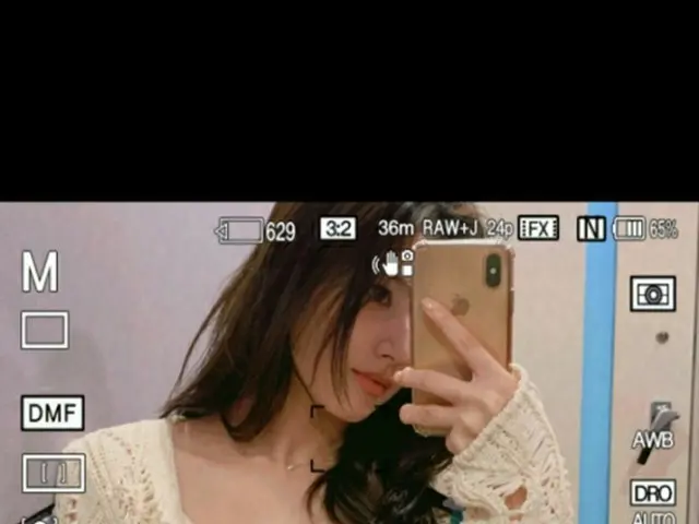 「TWICE」サナガ14日、自身のインスタグラムに近況を収めた写真を投稿シタ。（画像提供:wowkorea）