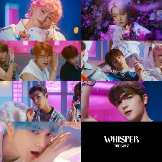 「THE BOYZ」が14日0時、新曲「WHISPER」のミュージックビデオティーザーを公開した。（画像提供:wowkorea）