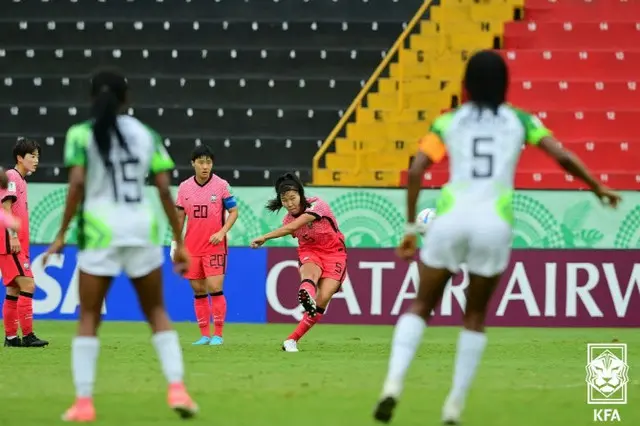 女子サッカーU-20韓国代表、ナイジェリアに0-1惜敗＝W杯第2戦（画像提供:wowkorea）