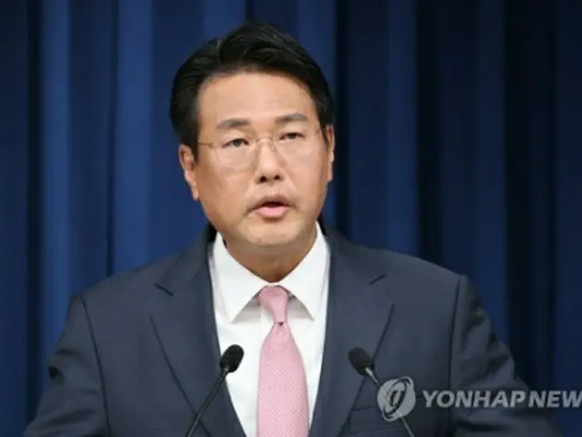 尹政権の北朝鮮政策を説明する金国家安保室第1次長＝15日、ソウル（聯合ニュース）