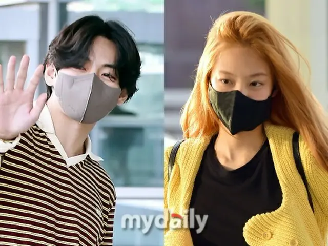 V（BTS)とJENNIE（BLACKPINK）、プライベート流出か？（画像提供:wowkorea）