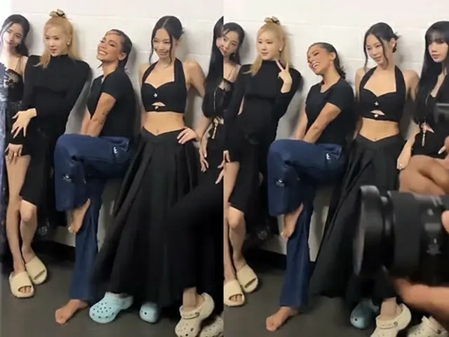 「BLACKPINK」、米VMAのステージ裏で“あれ”を履いてリラックス1（画像提供:wowkorea）