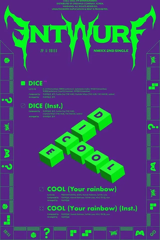 「NMIXX」、「ENTWURF」トラックリスト公開…タイトル曲は「DICE」（画像提供:wowkorea）