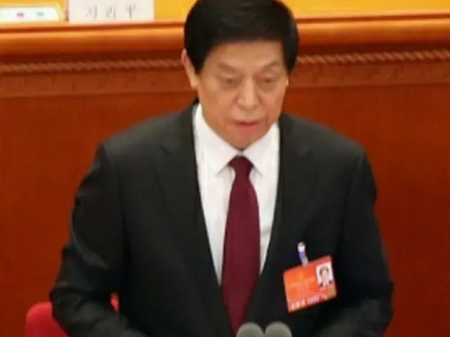 栗戦書氏（資料写真）＝（聯合ニュース）