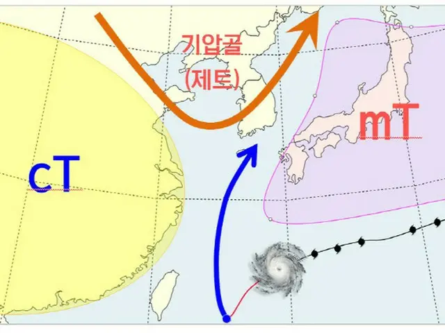 台風11号の予想経路、さらに韓国に近づく…済州で最大300ミリ以上の大雨＝韓国報道（画像提供:wowkorea）