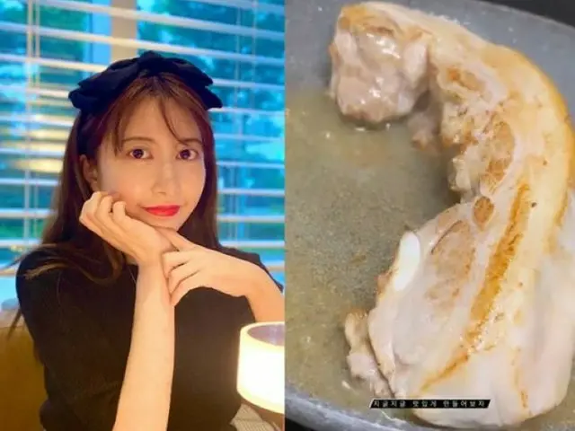 40.5キロと告白したイ・ジフンの妻アヤネさん、食欲をそそる丸ごとサムギョプサルで何を作る？料理の腕前に関心集まる（画像提供:wowkorea）