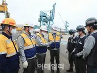 現代重工業、台風11号の北上に備えて被害最小化に総力