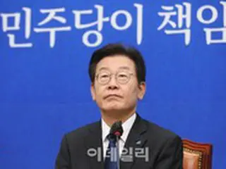 李在明代表、台風直撃の浦項を訪れ、被害状況を点検＝韓国