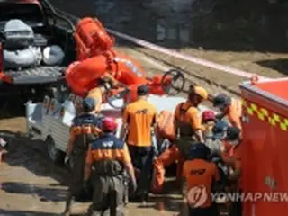 台風１１号で３人死亡・８人行方不明　４５００人以上避難＝韓国