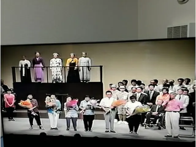 2003年に上演された舞台。被害者も公演会場を訪れた（日帝強制動員市民の集まり提供）＝（聯合ニュース）≪転載・転用禁止≫