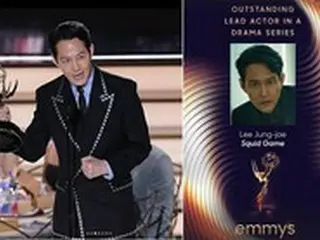 「イカゲーム」イ・ジョンジェ、”アジア人初”米「エミー賞」主演男優賞を受賞