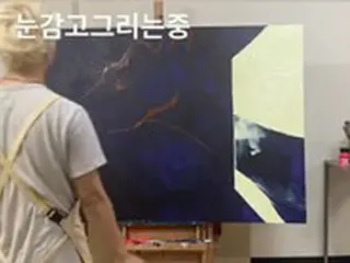 MINO（WINNER）、目をつぶって描いた絵画を公開…生まれつきの才能発揮