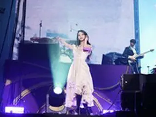 初の蚕室メインスタジアムでのコンサート、IU「空がきれいでうれしい」