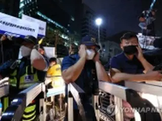 少女像周辺での場所取り争い２年以上　衝突激化に警察苦慮＝韓国