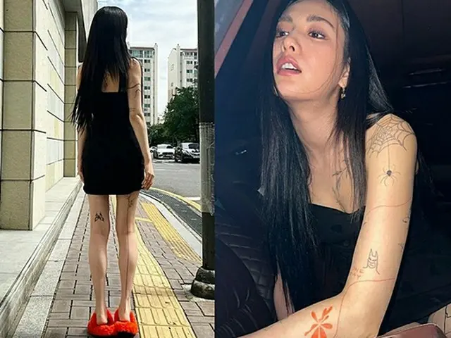ナナ、全身にタトゥーを入れた驚きの近況1（画像提供:wowkorea）