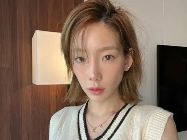 テヨン（少女時代）、あごのラインがくっきり…痩せすぎ？”健康”とコメント（画像提供:wowkorea）