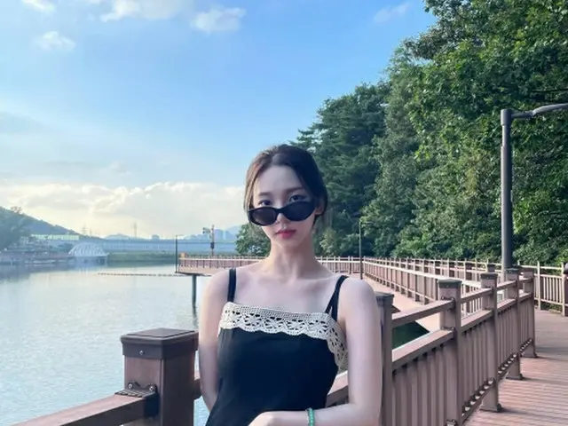 「aespa」カリナ、ステージメイクとは全く違う「清純な美貌」（画像提供:wowkorea）