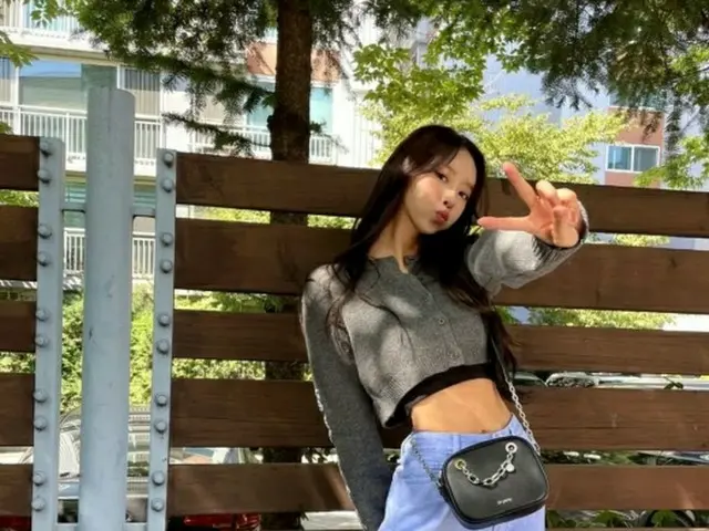 イ・ミジュ（元LOVELYZ）、秋ファッションもスタイルよく…腹筋もチラ見せ（画像提供:wowkorea）