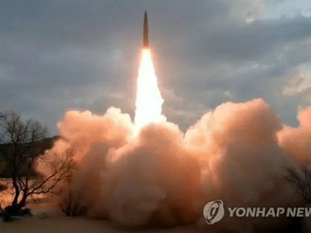 北朝鮮の弾道ミサイル（資料写真）＝（朝鮮中央通信＝聯合ニュース）≪転載・転用禁止≫