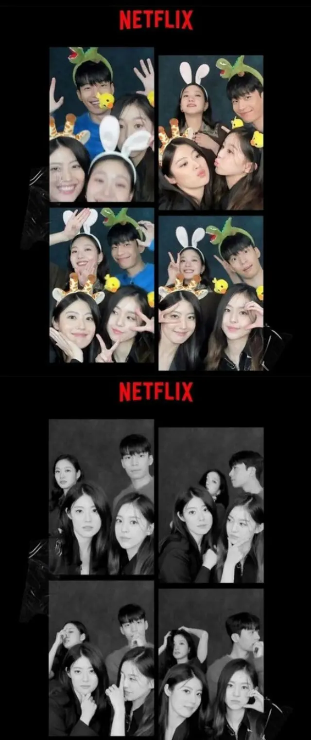 tvNドラマ「シスターズ」に出演中の俳優たちのプリクラ写真が公開された（画像提供:wowkorea）