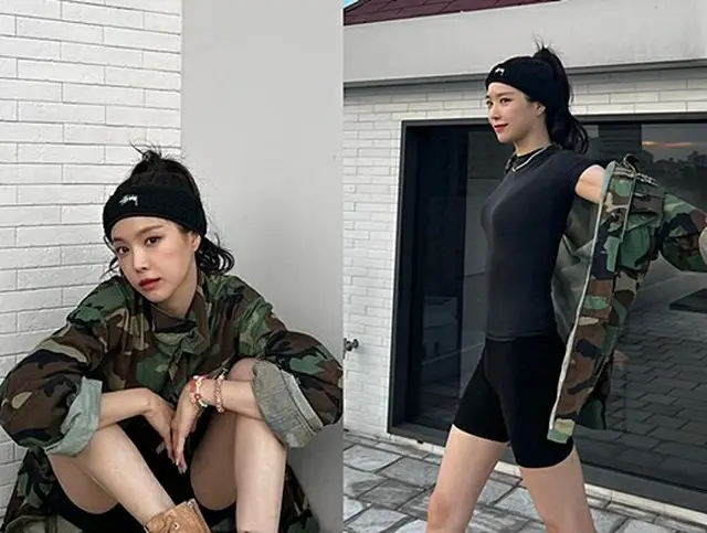 ソン・ナウン（元APink）、迷彩ジャケットの下にはそうなってるの？…視線を引く完璧なスタイル（画像提供:wowkorea）