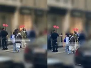 俳優ユ・アインと歌手IU、一緒にパリへ…ファンたちが騒いだ1枚の写真
